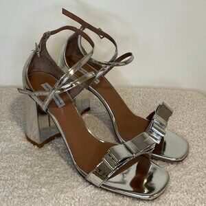 Tabitha Simmons |  Hudson Bow High-Heel Slingback Sandals